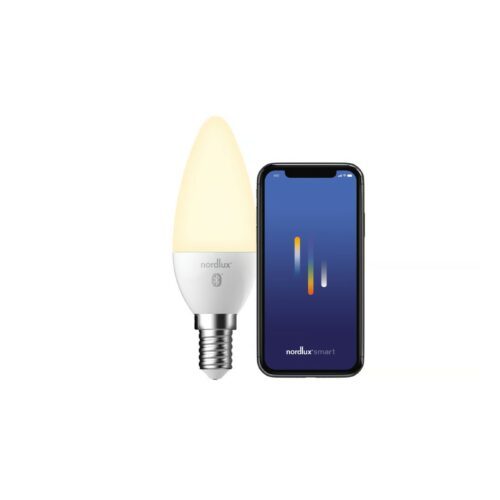Nordlux Smart-LED-Filament Kerze Opal E14 2700 K