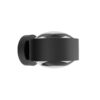 Top Light Wandaußenleuchte Puk Maxx Wall + IP44 in Schwarz matt
