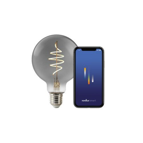 Nordlux Smart-LED-Filament Globe-Form Rauch E27