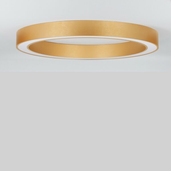 Nova Luce Deckenleuchte Morbido in Gold mit 80 cm