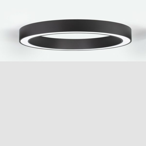 Nova Luce Deckenleuchte Morbido in Schwarz mit 80 cm
