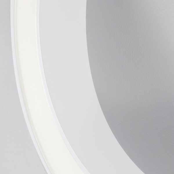 Nova Luce Deckenleuchte Morbido in Weiß mit 60 cm Detailansicht