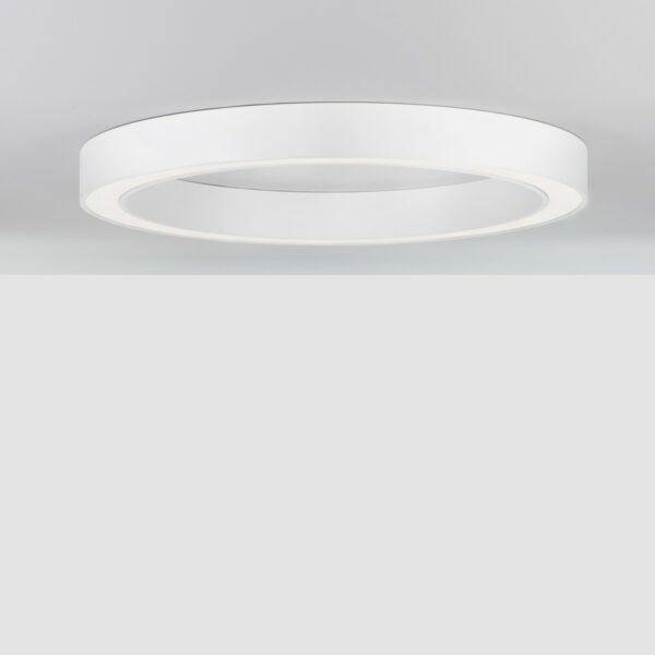 Nova Luce Deckenleuchte Morbido in Weiß mit 80 cm