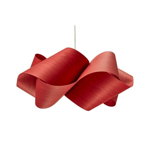 LZF Pendelleuchte Swirl Large in Red