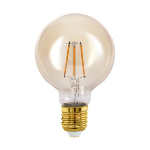 Eglo 4,9 W Smart-LED-Filament Globe 80mm E27 2200 K