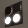 Lupia Licht Wandleuchte Concept Plate 4-flammig (quadratisch) Wohnbeispiel 1