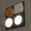 Lupia Licht Wandleuchte Concept Plate 4-flammig (quadratisch) Wohnbeispiel 2