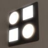 Lupia Licht Wandleuchte Concept Plate 4-flammig (quadratisch) Wohnbeispiel 6