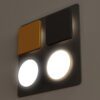 Lupia Licht Wandleuchte Concept Plate 4-flammig (quadratisch) Wohnbeispiel 7