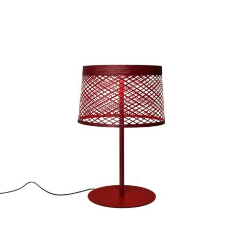 Foscarini Tischleuchte Twiggy Grid Outdoor in Karminrot