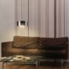 Bruck ALL-IN Schiene mit Cantara Glas Pendelelement (19 cm) im Wohnbeispiel