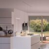 Bruck ALL-IN Schiene mit Star 55 80° Pendelelemente im Wohnbeispiel